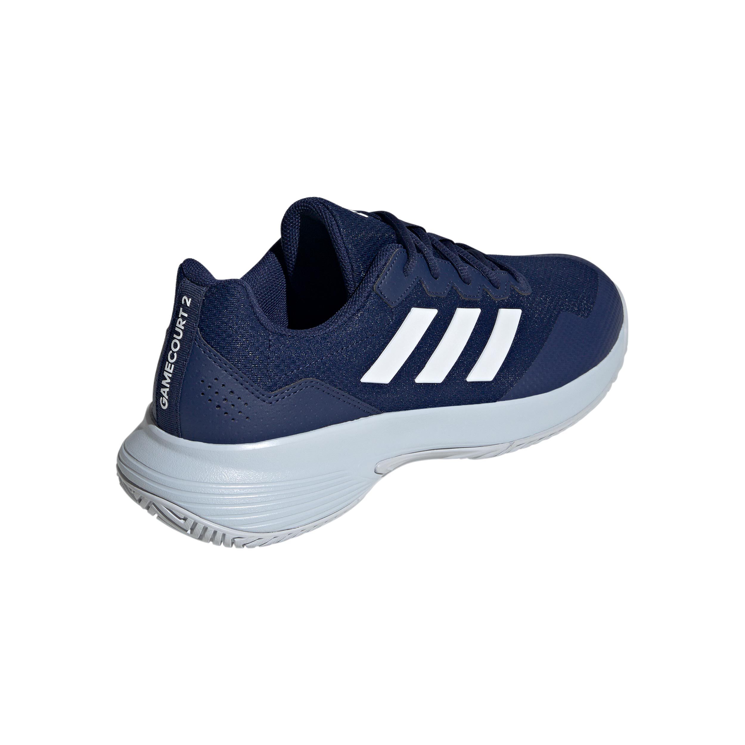 Buy adidas GameCourt 2 Zapatilla Todas Las Superficies Hombres Azul Oscuro Blanco online Tennis Point ES