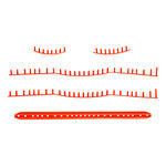 Accesorios para raquetas HEAD HEAD Prestige Radical Team 2023 Juego De Cintas Con Ojales-Naranja