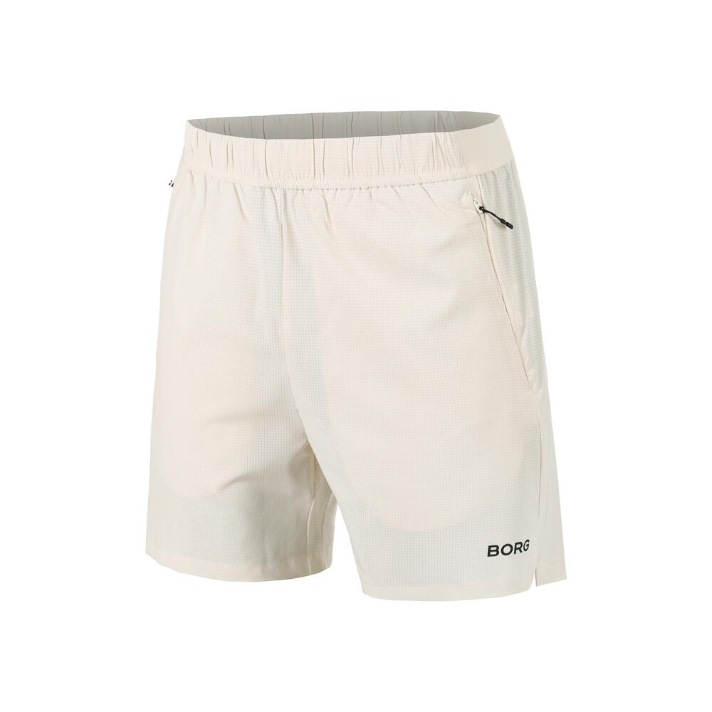Björn Borg Zip Shorts Hombres - Crema