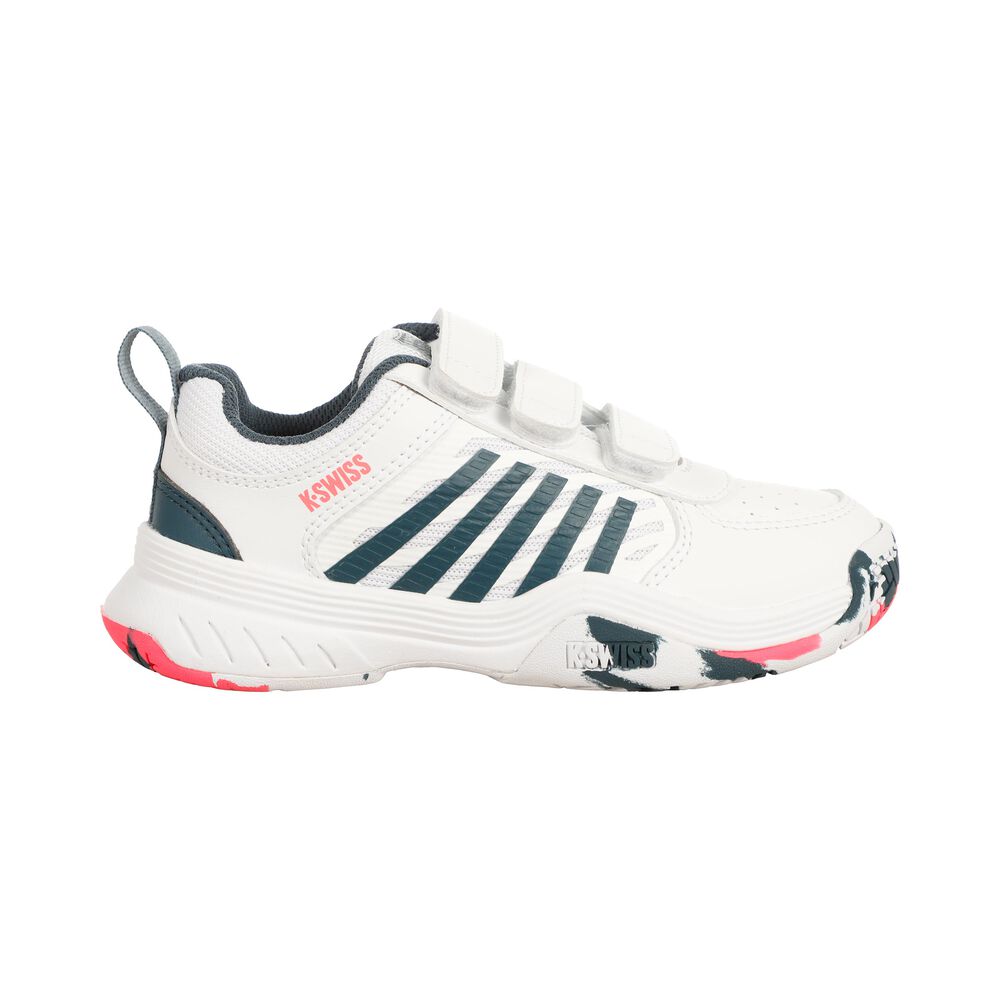 K-Swiss Court Express 2 Strap Omni Zapatilla Todas Las Superficies Niños - Blanco