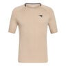 Camiseta De Manga Corta Hombres-Beige