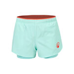 Ropa Quiet Please Quiet Please Point 2in1 Shorts Chicas - turquesa, rojo