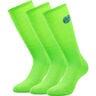 Matayo Crew Tech Calcetines Deporte Pack De 3 Hombres-Verde Ne&oacute;n,Azul