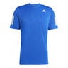 Club 3Stripes Camiseta De Manga Corta Hombres-Azul