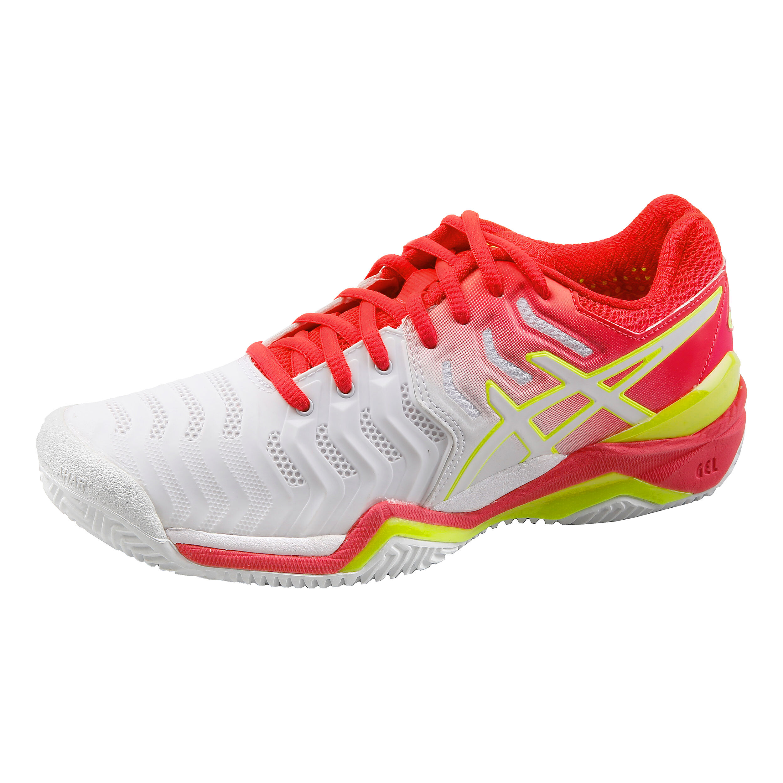 Buy ASICS Gel Resolution 7 Clay Zapatilla Tierra Batida Mujeres Blanco Rosa online Tennis Point ES