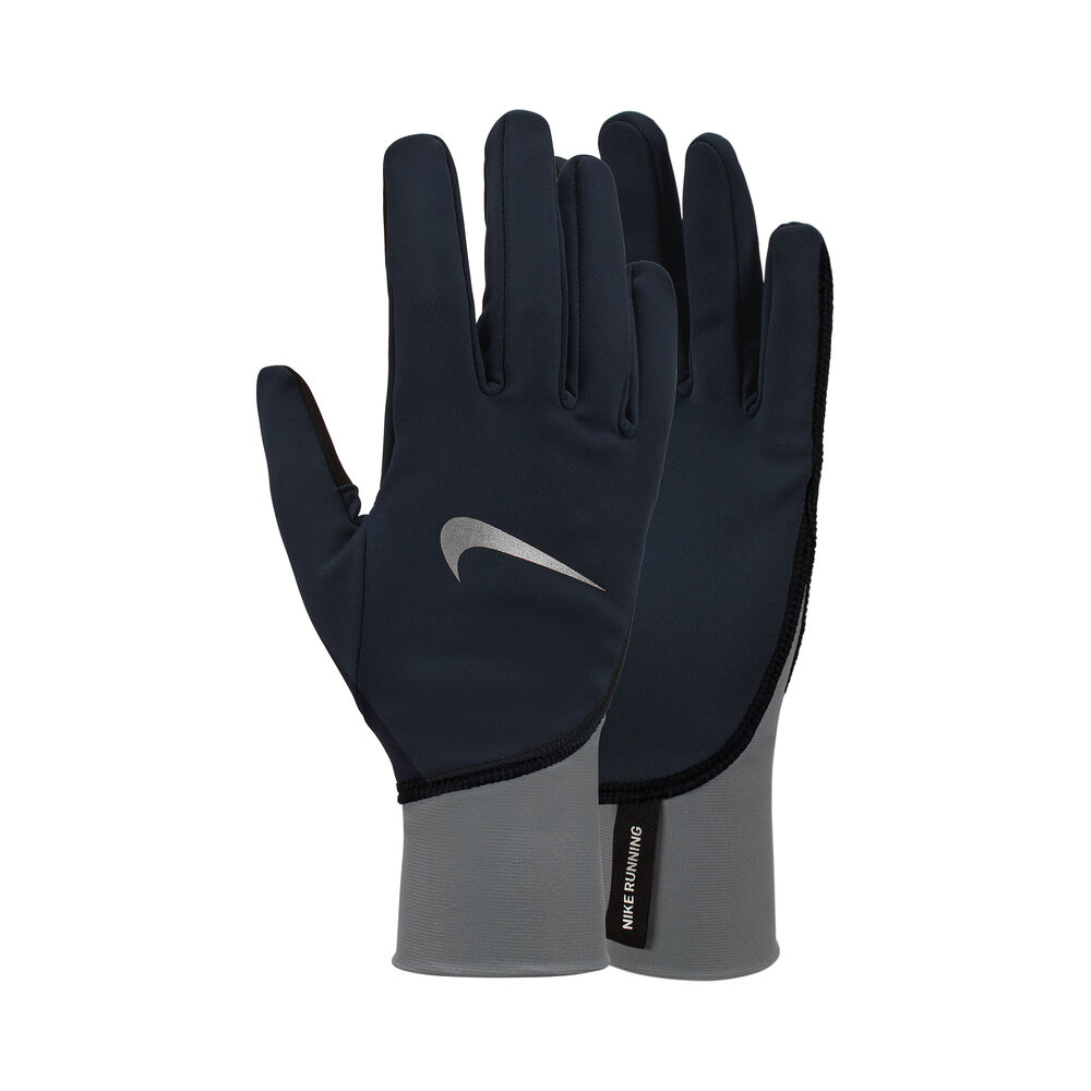 Nike Pacer Midweight Guantes De Correr-Negro,Gris Claro