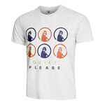 Ropa Quiet Please Quiet Please Retro Monkey Camiseta de manga corta Hombres - gris claro, multicolor