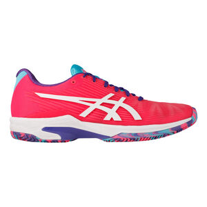 ASICS Solution Speed FF Zapatilla Tierra Batida Edición Especial Mujeres - Rosa, Multicolor