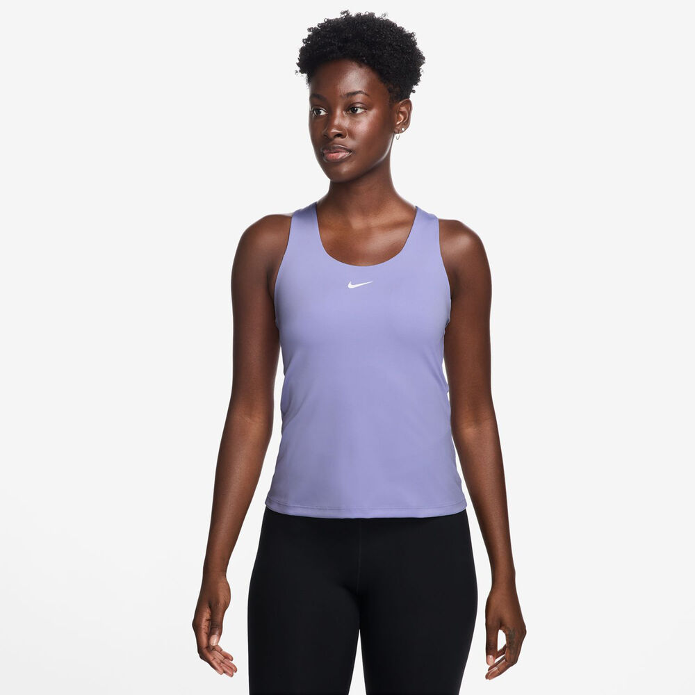 Nike Dri-FIT Swoosh Camiseta De Tirantes Mujeres-Lila