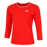 Ropa Racket Roots Racket Roots Teamline Camiseta De Manga Larga Mujeres-Rojo
