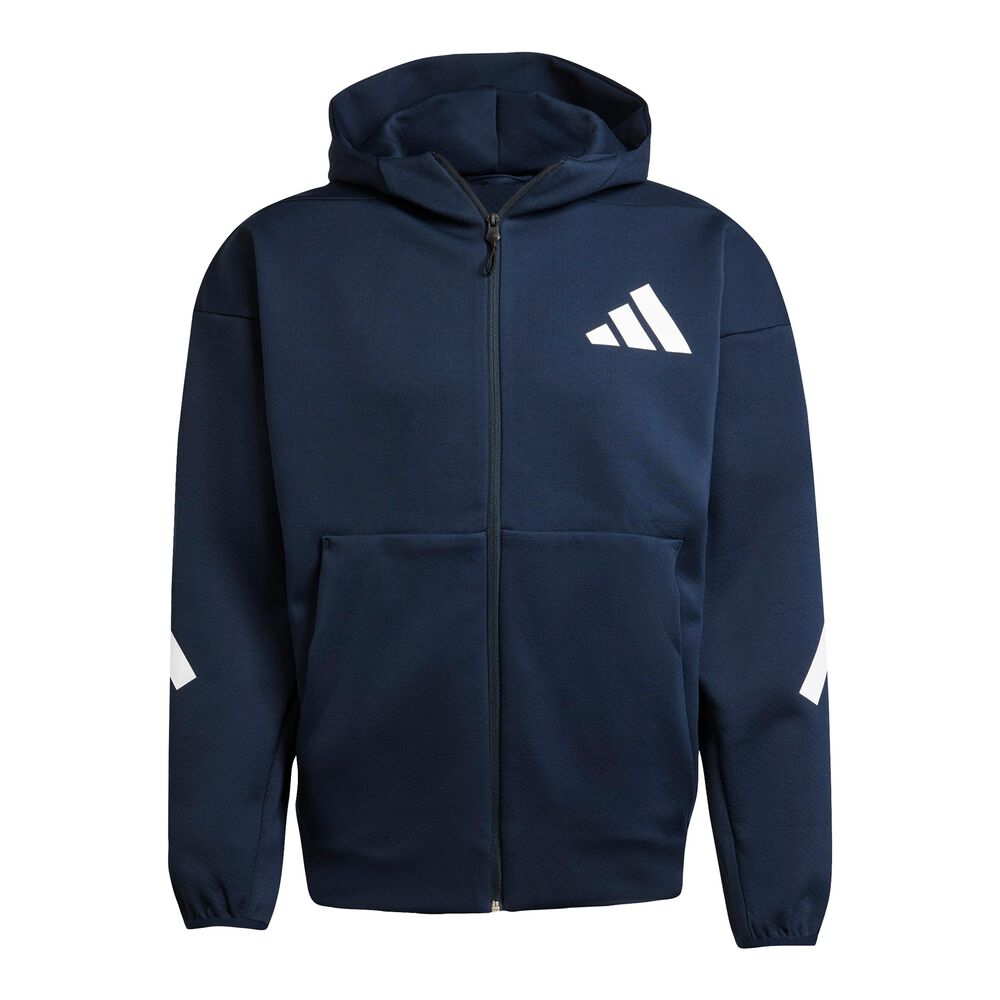 adidas Z.N.E. Full Zip Sudadera Con Cremallera Hombres-Azul Oscuro