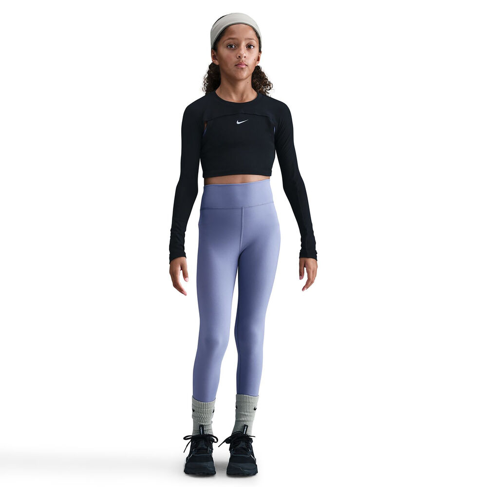 Nike Dri-FIT One All Over Print Malla Chicas - azul-gris, blanco