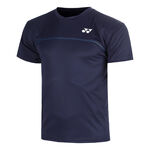 Yonex Yonex CREW NECK Camiseta de manga corta Hombres-azul oscuro