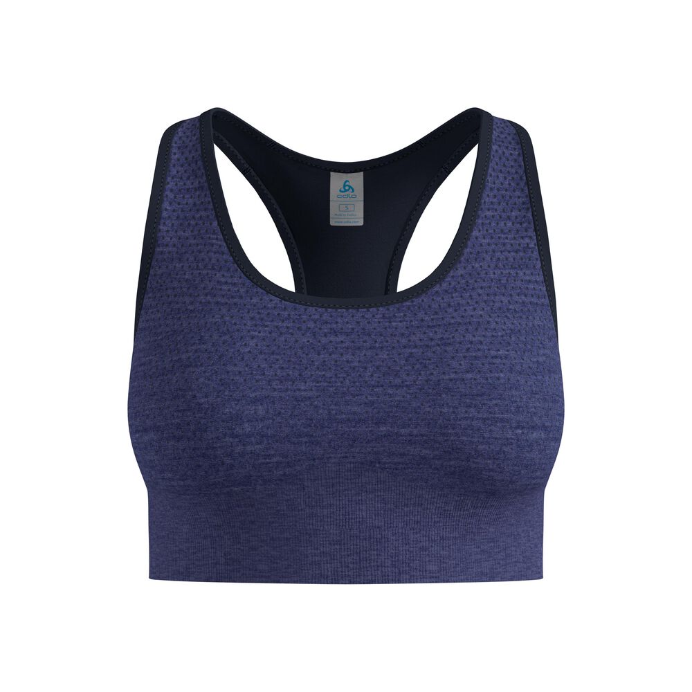 Odlo Seamless Medium Padded Sujetador Deportivo Mujeres-Azul