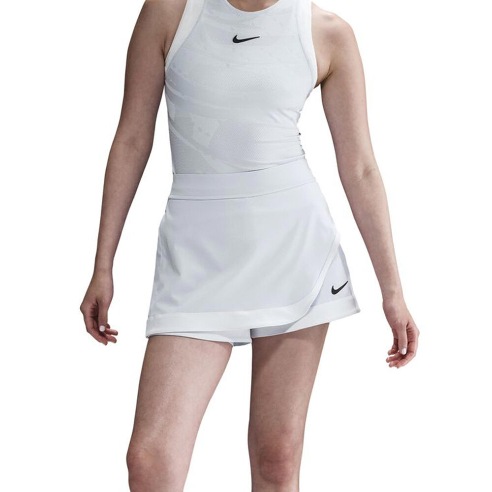 Nike Court Dri-Fit Slam Falda Mujeres-Gris Claro,Gris Claro