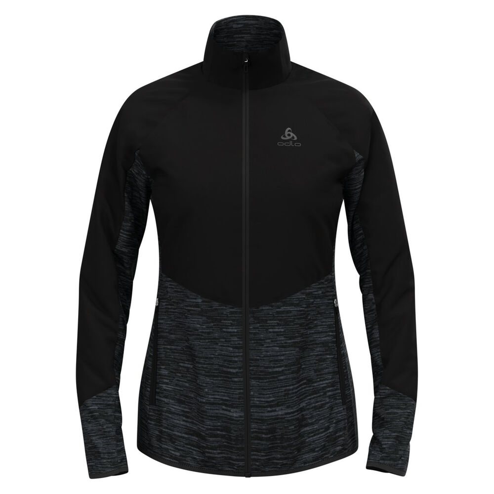 Odlo Essential Insulator Hybrid Chaqueta Para Correr Mujeres - Negro