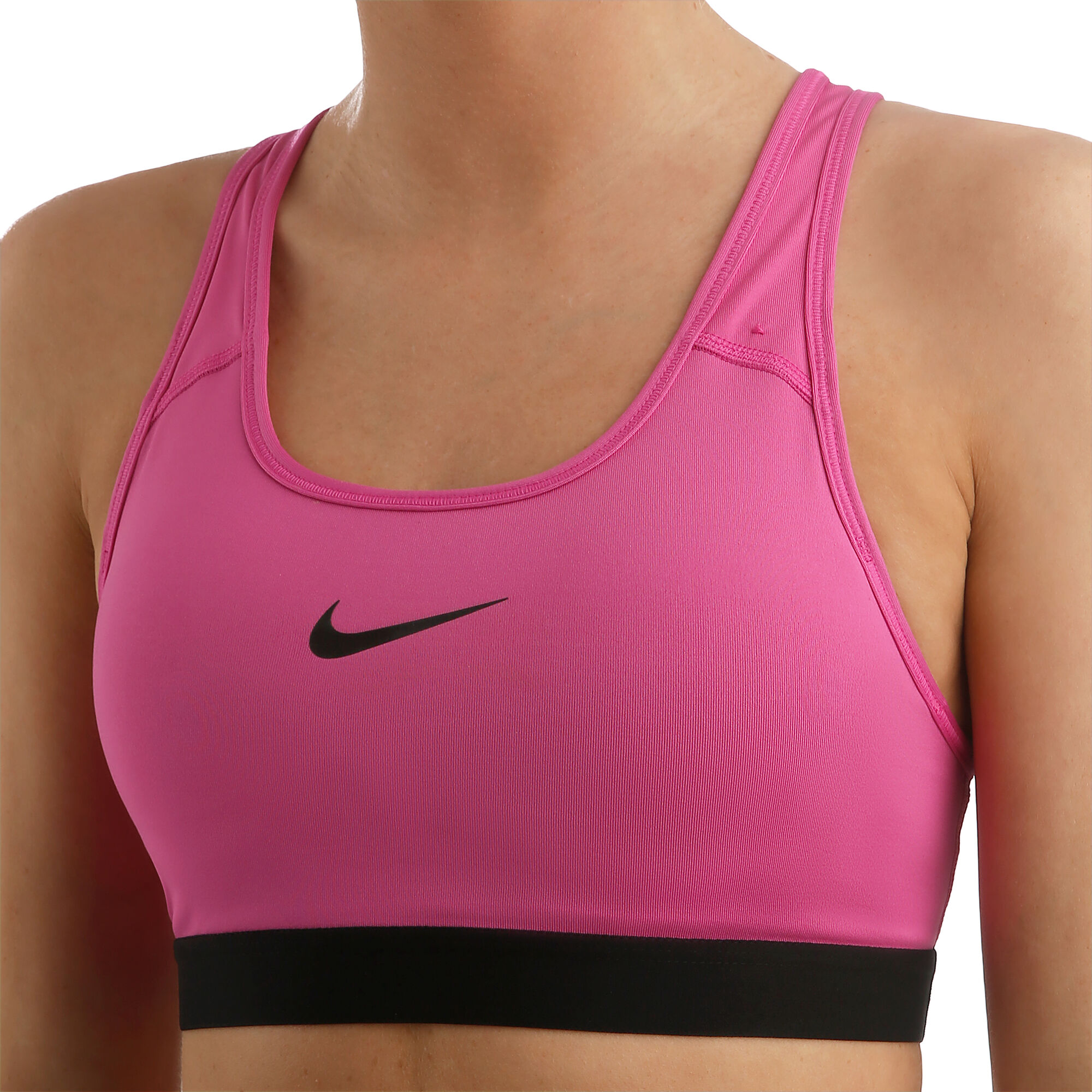 Mercado inestable Mesa final Nike Pro Classic Padded Sujetador Deportivo Mujeres - Rosa, Negro compra  online | Tennis-Point