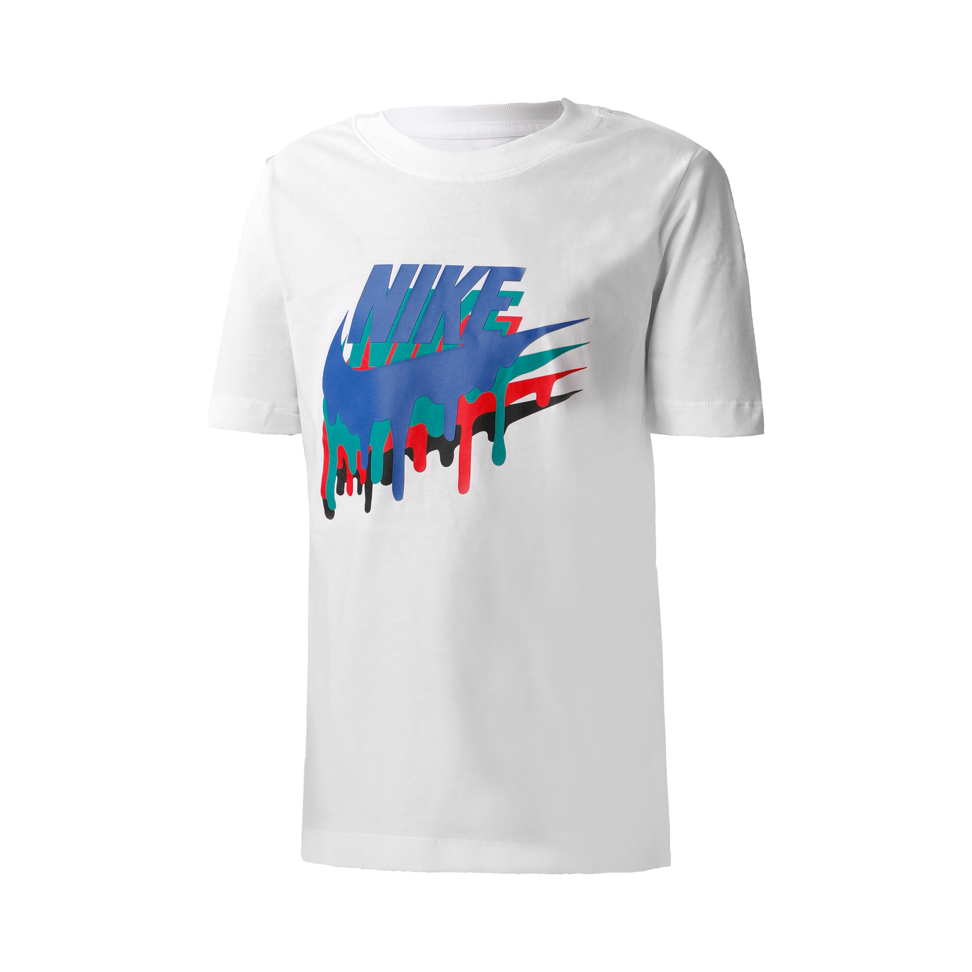 Nike Sportswear Melted Crayon Camiseta De Manga Corta Chicos Blanco