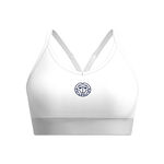 Ropa BIDI BADU BIDI BADU Crew Low Support Strappy Sujetador Deportivo Mujeres-Blanco