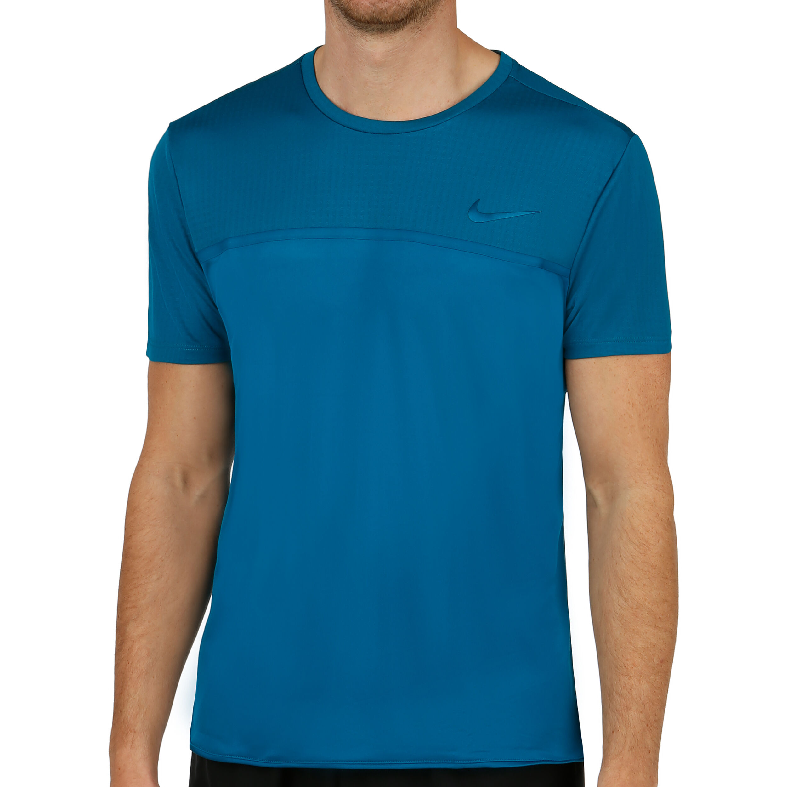 camiseta nike azul turquesa