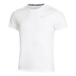 Ropa Nike Nike Dri-Fit Miler UV Camiseta De Running Hombres-Blanco
