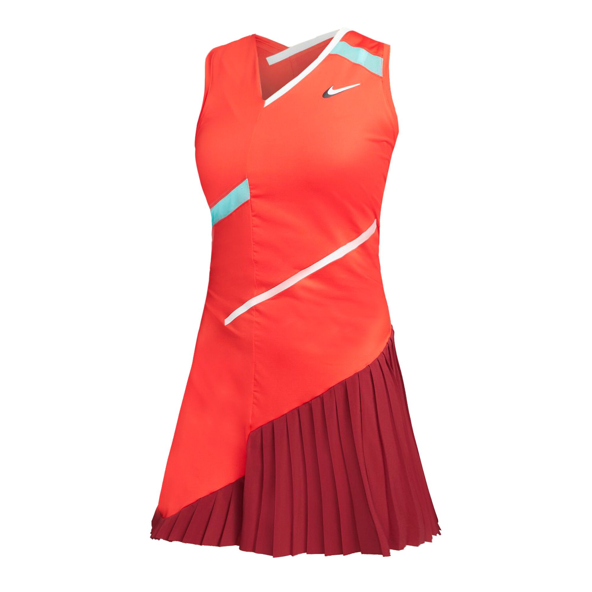 cráneo Continuación batalla Nike Court Dri-Fit Vestido Mujeres - Naranja, Rojo compra online | Tennis -Point
