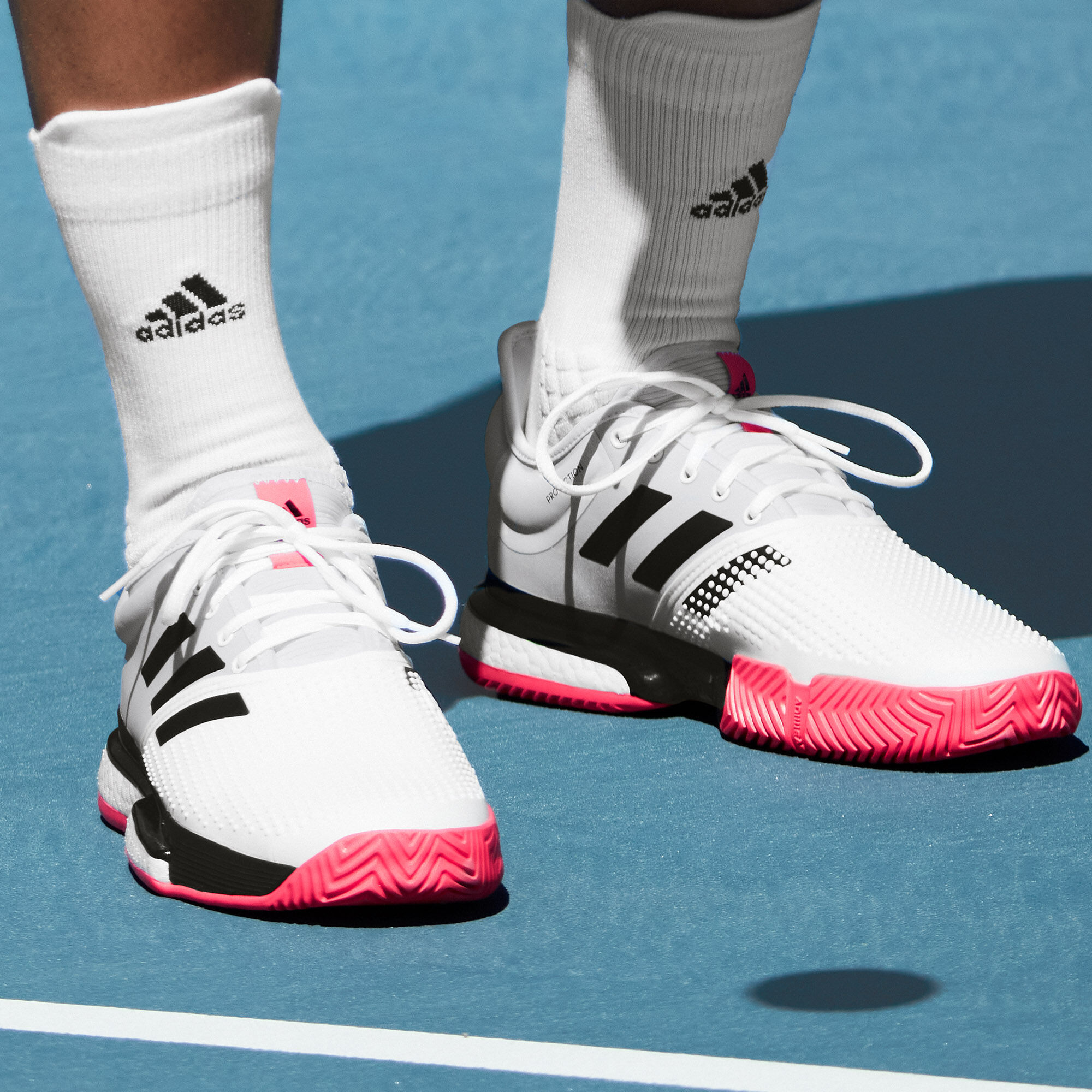 adidas Solecourt Zapatilla Todas Las Superficies Hombres - Blanco, Negro online | Tennis-Point