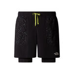 Ropa The North Face The North Face Sunriser 2in1 6in Pantalones Cortos Hombres-Negro,Verde Neón