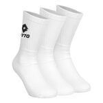 Ropa Lotto Lotto Calcetines De Tenis Pack De 3-Blanco