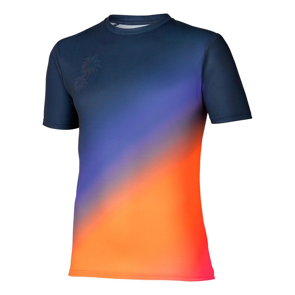 Mizuno Summer Pack QD Camiseta De Running Hombres - Naranja