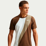 Ropa de tenis Nike Nike Court Dri-Fit Advantage Slam Camiseta de manga corta Hombres-crema, gris