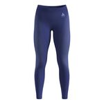 Ropa Odlo Odlo Performance Warm Eco Big Logo Bottom Long Malla Mujeres - azul, 