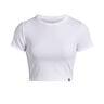 Rival Rib Baby Camiseta De Manga Corta Mujeres-Blanco
