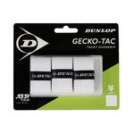 Sobregrips Dunlop Dunlop  Gecko-Tac Pack de 3 - blanco