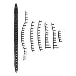 Accesorios para raquetas Babolat Babolat Pure Drive Tour,Lite,Junior Juego De Cintas Con Ojales-Negro