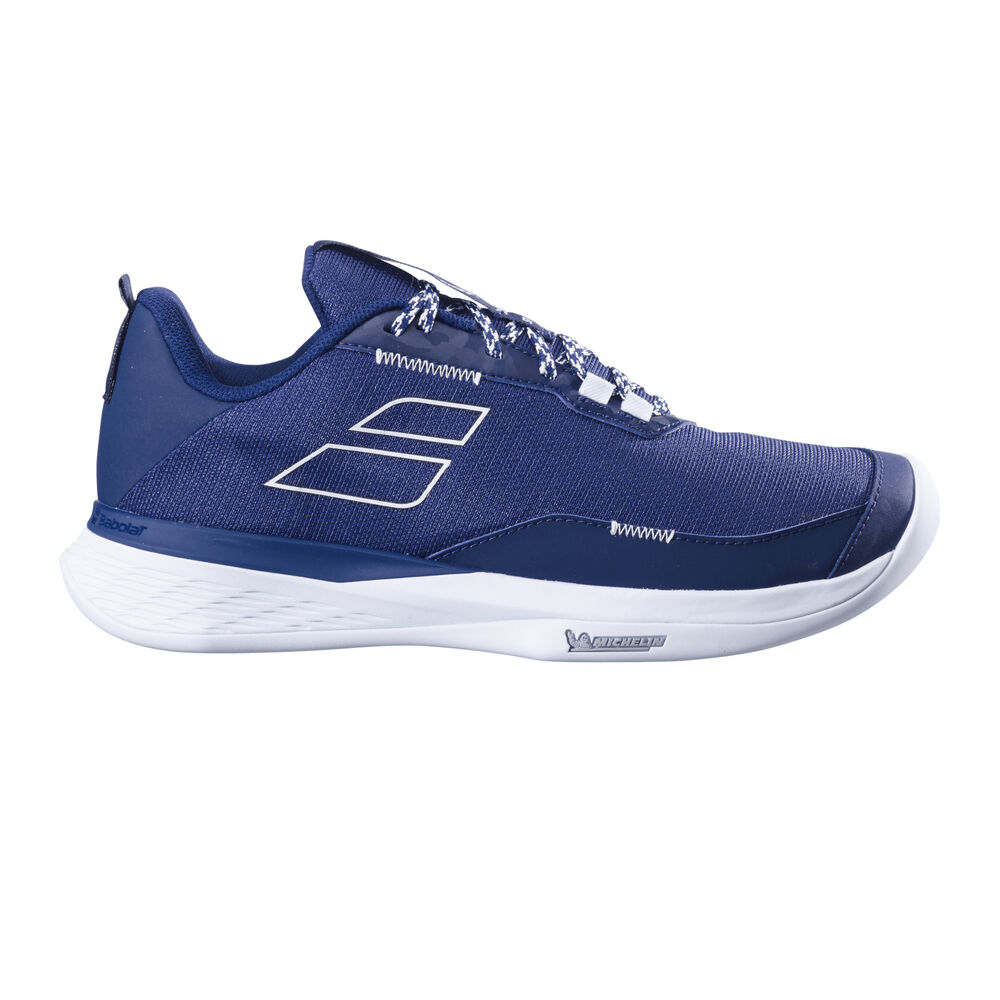 Babolat Sfx Evo Carpet Zapatilla Para Pista Cubierta Hombres-Azul Oscuro,Blanco