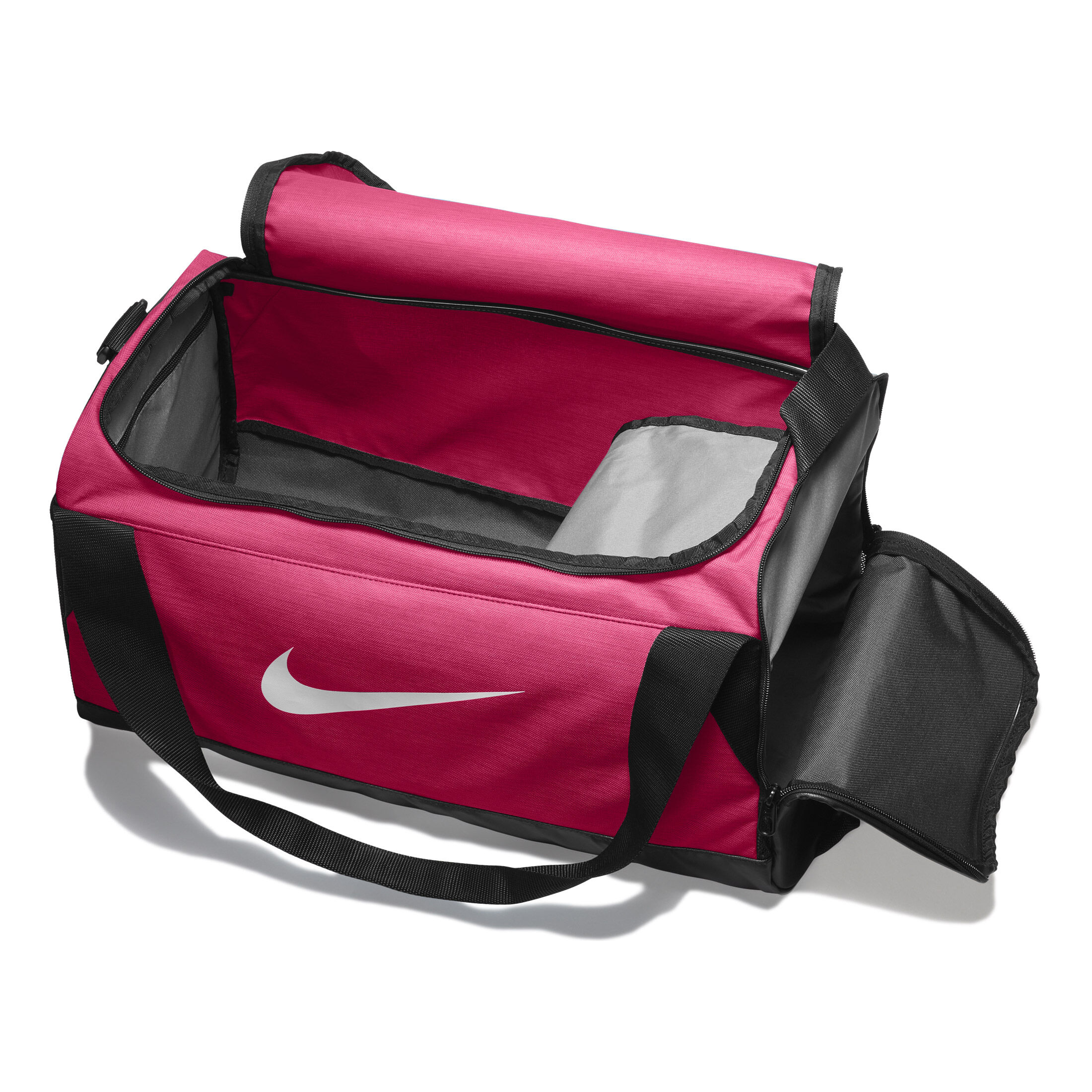 Buy Nike Brasilia Duffel Bolsa Deporte Pequeno Rosa Negro online Tennis Point ES