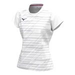 Ropa de tenis Mizuno Mizuno Chiba Camiseta De Manga Corta Mujeres-Blanco