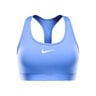 Swoosh Medium Sujetador deportivo Mujeres - azul claro, blanco