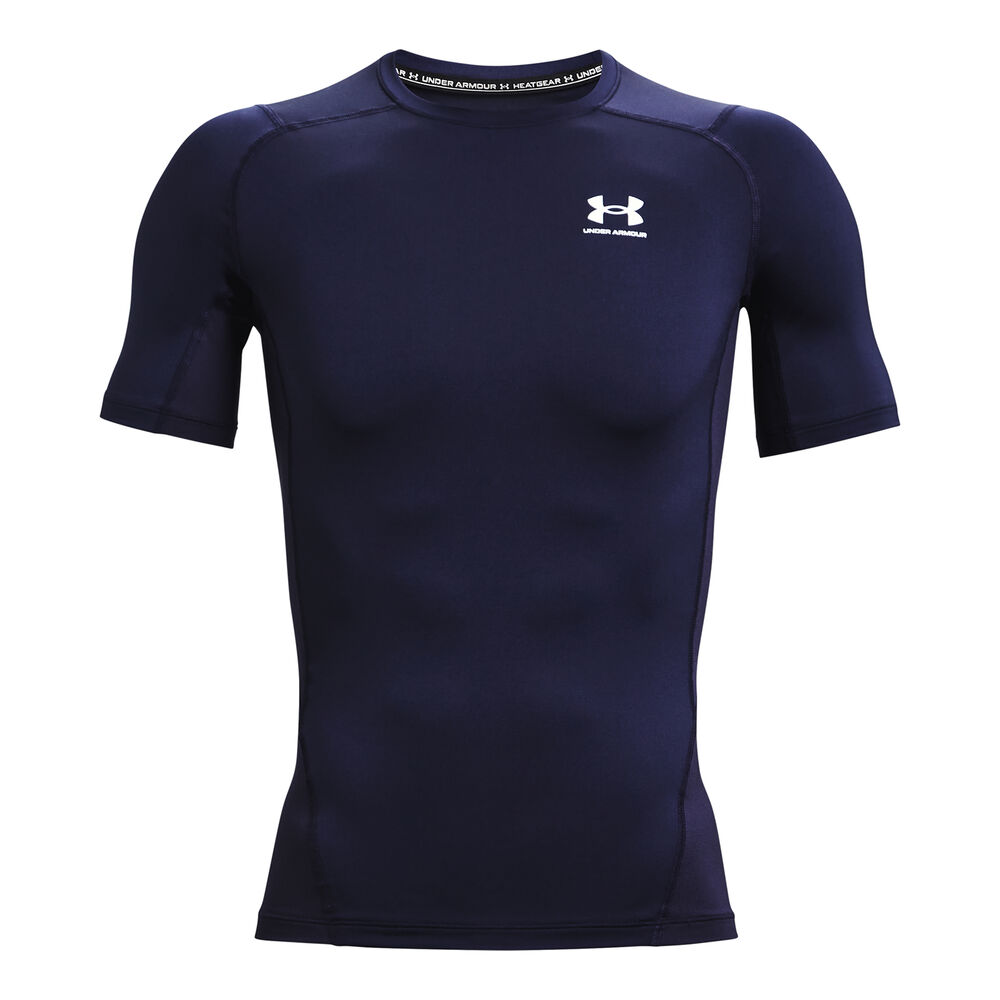 Under Armour Heatgear Comp Camiseta De Manga Corta Hombres - Azul Oscuro