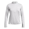 Tech Half-Zip Twist Camiseta De Manga Larga Mujeres-Gris