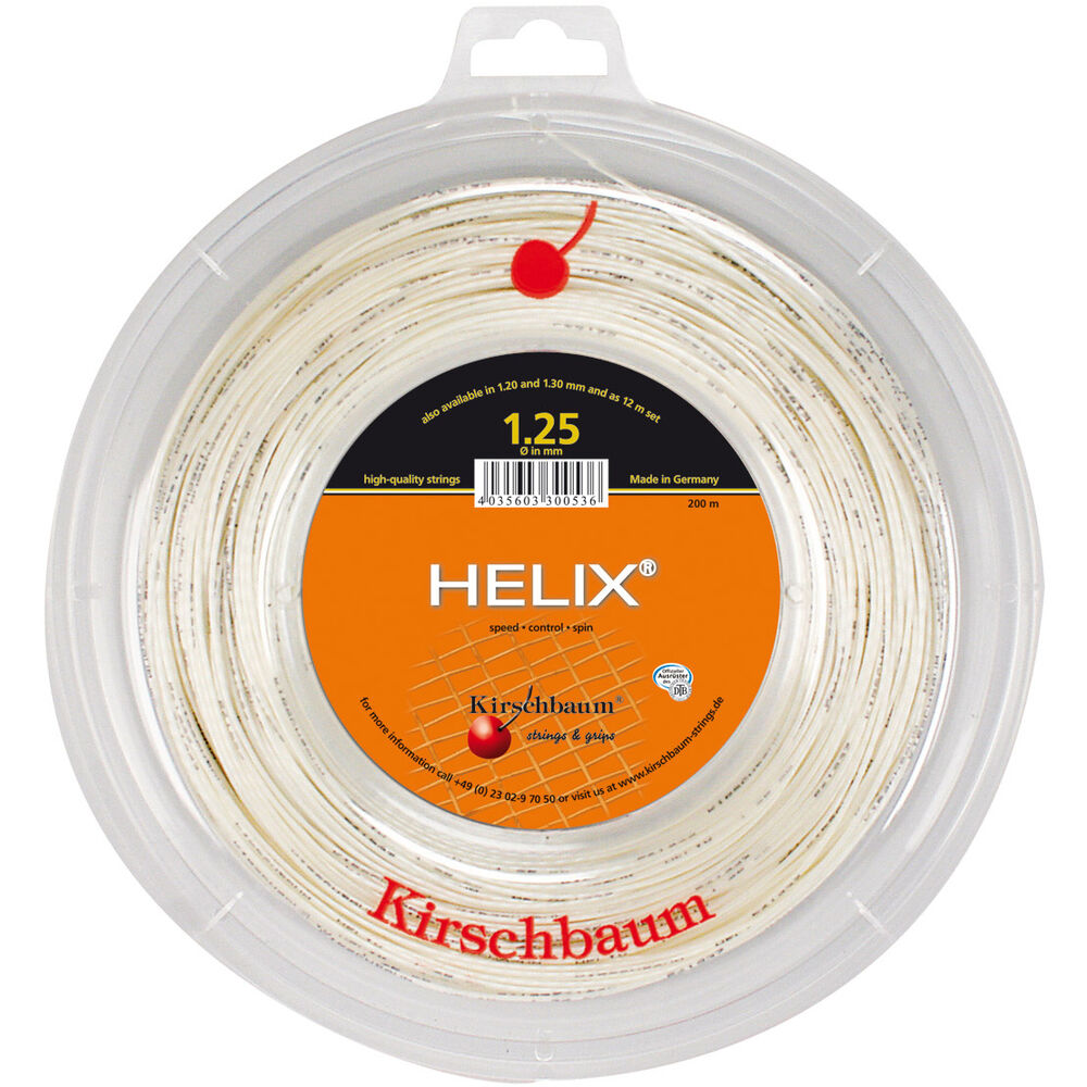 Kirschbaum Helix Bobinas De Cordaje 200m-Blanco