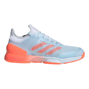 adidas Adizero Ubersonic 2 Zapatilla Todas Las Superficies Hombres - Azul Claro, Coral