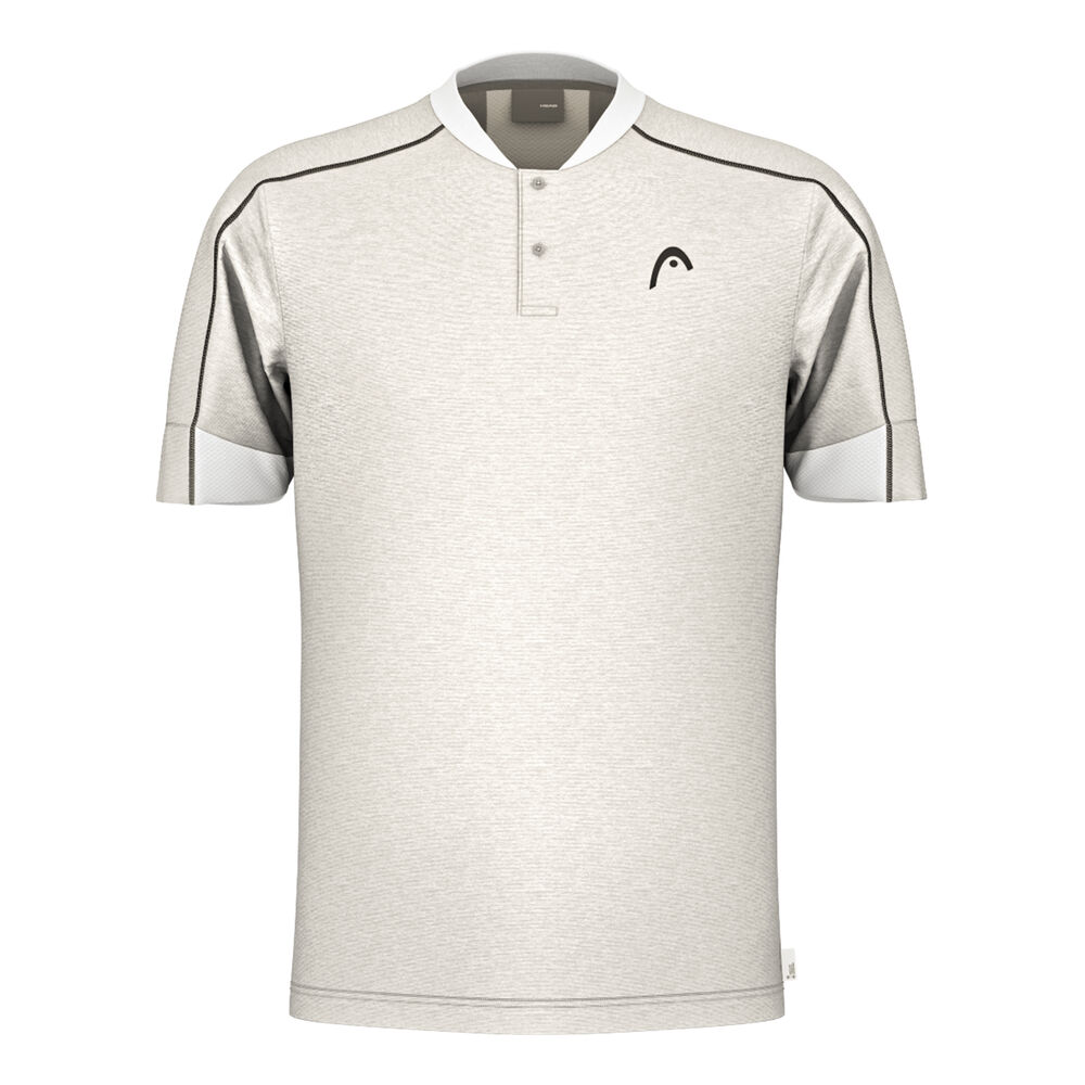 HEAD Play Tech Polo Hombres-Gris Claro
