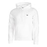 Brushed Sudadera con capucha Hombres - blanco, 