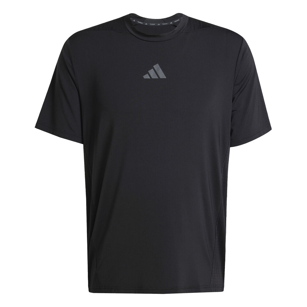 adidas Designed For Training Intense Camiseta De Manga Corta Hombres-Negro