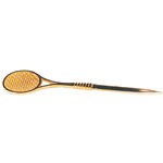 Regalos Tourna Tennis Brieföffner aus Messing (vergoldet)