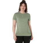 Ropa ASICS ASICS Road Seamless Camiseta De Running Mujeres-Gris,Azul