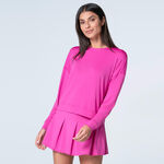 Ropa Lucky in Love Lucky in Love Linen Nouveau Hype Camiseta de manga larga Mujeres - rosa, 