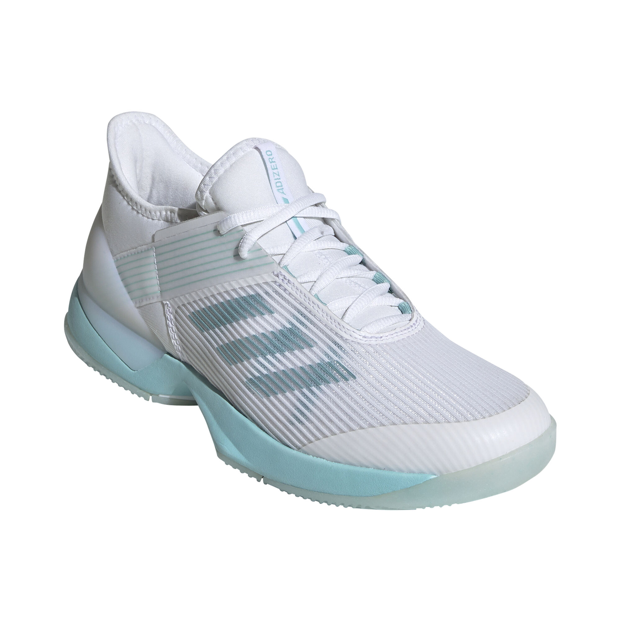 No haga cobija yo lavo mi ropa adidas Adizero Ubersonic 3 X Parley Zapatilla Todas Las Superficies Mujeres  - Blanco, Mint compra online | Tennis-Point